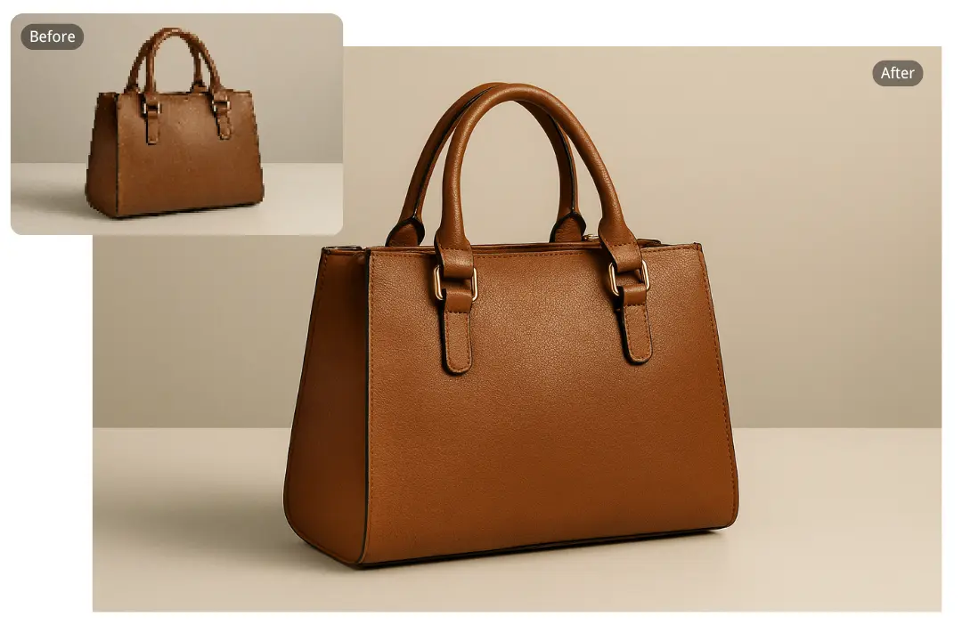 Depixelate Pictures for E-Commerce Product Listings